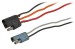 Wiring Pigtail - Taillight Harness Connection form 14401 Harness - EARLY - Before 1/3/1967 - Used ~ 1967 Mercury Cougar 7037 13a449,1967,14401,1967 cougar,assembly,c7w,connection,cougar,door,driver,early,hand,harness,jamb,left,loom,main,mercury,mercury cougar,pigtail,plug,repair,side,taillight,used,wiring,26861