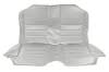 Interior Seat Upholstery - Vinyl - Standard - Coupe - WHITE - Rear Seat - Repro ~ 1970 Mercury Cougar 1970,1970 cougar,cougar,coupe,d0w,interior,kit,mercury,mercury cougar,new,only,rear,repro,reproduction,seat,standard,upholstery,vinyl,white,cover,back,seat,back,seat,15066