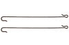 Headliner Bow - Anchors - PAIR - Used ~ 1971 - 1973 Mercury Cougar / 1971 - 1973 Ford Mustang 1971,1971 cougar,1971 mustang,1972,1972 cougar,1972 mustang,1973,1973 cougar,1973 mustang,anchor,anchors,bow,cougar,d1w,d1z,d2w,d2z,d3w,d3z,ford,ford mustang,head,headliner,liner,mercury,mercury cougar,mustang,pair,used,wire,driver,drivers,drivers,passenger,passengers,passengers,side,27306,fabric,interior,roof,liner,xr7