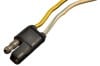 Taillight Plug and Wiring Pigtail - D41 Plug - Used ~ 1968 Mercury Cougar 1968,1968 cougar,c8w,cougar,d41,mercury,mercury cougar,pigtail,plug,relay,sequential,signal,taillight,turn,used,wiring,27320