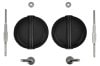 Shutoff Kit - Air Door - A/C Vent - New ~ 1967 - 1968 Mercury Cougar / 1967 - 1968 Ford Mustang 1967,1967 cougar,1967 mustang,1968,1968 cougar,1968 mustang,a/c,c7w,c7z,c8w,c8z,conditioning,ford mustang,mercury cougar,new,register,vent,Air Conditioning,,27456