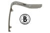 Moulding / Trim - Headlight Housing - Upper - Passenger Side - Grade B - Used ~ 1971 - 1972 Mercury Cougar 1971,1971 cougar,1972,1972 cougar,corner moulding,d1w,d1wb-13b164-aa,d2w,grille,mercury cougar,moulding,passenger,trim,upper,upper moulding,molding,fender,molding,moulding,grille,surround,chrome,die,cast,L shaped,l,shape,shaped,corner,marker,turn,signal,indicator,trim,piece,upper,used,passenger,passengers,passengers,side,27578