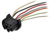Wiring Pigtail - Under Dash Harness to Windshield Wiper Switch - Used ~ 1969 - 1970 Mercury Cougar XR7 / 1969 - 1970 Ford Mustang 
