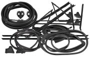 Weatherstripping / Body Seals ~ 1967 - 1968 Mercury Cougar Weatherstrip 1967,1967 cougar,1968,1968 cougar,C7W,C8W,complete,comprehensive,cougar,kit,mercury,mercury cougar,rubber,seal,weatherstrip,weatherstripping