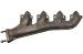 Exhaust Manifold - 429CJ - Passenger Side - Used ~ 1971 Mercury Cougar / 1971 Ford Mustang d0oe-9430-a,D0OE-9430-A 1971,1971 cougar,1971 mustang,429cj,cougar,d1w,d1z,exhaust,ford,ford mustang,manifold,mercury,mercury cougar,mustang,passenger,right,side,used,passenger,passengers,passenger