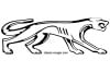Decal - Walking Cat - Large 10.5" - BLACK - Right Facing - New ~ 1967 - 1973 Mercury Cougar 1967,1967 cougar,1968,1968 cougar,1969,1969 cougar,1970,1970 cougar,1971,1971 cougar,1972,1972 cougar,1973,1973 cougar,black,c7w,c8w,c9w,cat,cougar,d0w,d1w,d2w,d3w,decal,facing,large,mercury,mercury cougar,new,right,42166