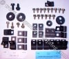 Brake & Fuel Line Clamp Kit - Disc Brake - Repro ~ 1971 - 1973 Mercury Cougar - 1971 - 1973 Ford Mustang 1971,1971 cougar,1971 mustang,1972,1972 cougar,1972 mustang,1973,1973 cougar,1973 mustang,amp,brake,brakes,clamp,cougar,d1w,d1z,d2w,d2z,d3w,d3z,disc,ford,ford mustang,fuel,kit,line,mercury,mercury cougar,mustang,new,repro,reproduction,break,41059