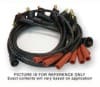 Spark Plug Wire Set - 351C - 7mm - CONCOURS CORRECT - Repro ~ 1972 - 1973 Mercury Cougar / 1972 - 1973 Ford Mustang 1972,1972 cougar,1972 mustang,1973,1973 cougar,1973 mustang,351c,7mm,concours,correct,cougar,d2w,d2z,d3w,d3z,ford,ford mustang,mercury,mercury cougar,mustang,new,plug,repro,reproduction,set,spark,wire,10573
