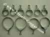 V8 Hose Clamp Set Stamped 4-66 - GENERIC - Repro ~ 1967 - 1968 Mercury Cougar - 1967 - 1968 Ford Mustang 1967,1967 cougar,1967 mustang,1968,1968 cougar,1968 mustang,c7w,c7z,c8w,c8z,clamp,cougar,ford,ford mustang,generic,hose,mercury,mercury cougar,mustang,new,repro,reproduction,set,stamped,14041