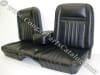 Interior Upholstery - Vinyl - Standard / Decor - BLACK - Front Bench - Complete Set - Repro ~ 1968 Mercury Cougar 1968,1968 cougar,amp,bench,black,c8w,complete,cougar,decor,front,interior,kit,mercury,mercury cougar,new,rear,repro,reproduction,seat,standard,upholstery,vinyl,bench,12279