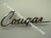 Emblem - Quarter Panel - COUGAR Script - Used ~ 1968 Mercury Cougar 68qemb,35 1968,1968 cougar,c8w,cougar,emblem,mercury,mercury cougar,panel,quarter,script,used,20357