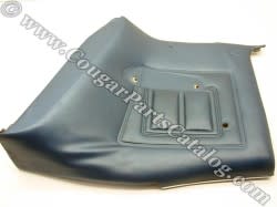 Rear Interior Panel - XR7 - BLUE - Driver Side - Used ~ 1970 Mercury Cougar 70xrdsblu,115 1970,1970 cougar,blue,cougar,d0w,driver,filler,panels,interior,mercury,mercury cougar,panel,rear,side,used,xr7,driver,drivers,driver