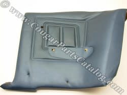 Rear Interior Panel - XR7 - BLUE - Passenger Side - Used ~ 1970 Mercury Cougar 70xrpsblu,115 1970,1970 cougar,blue,cougar,d0w,filler,panels,interior,mercury,mercury cougar,panel,passenger,rear,side,used,xr7,passenger,passengers,passenger