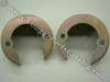 Front Turn Signal / Parking Light - Backing Plate / Retainers - PAIR - NOS ~ 1967 - 1968 Mercury Cougar 1967,1967 cougar,1968,1968 cougar,backing,c7w,c8w,cougar,front,lamp,light,mercury,mercury cougar,new,new old stock,nos,old,pair,parking,plate,retainers,signal,stock,turn,driver,drivers,drivers,passenger,passengers,passengers,side,23871,turn lamp