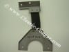 Hanger Bracket - Muffler - Passenger Side - Single Exhaust - EARLY - Before 11/1/1967 - Used ~ 1968 Mercury Cougar 289,302,1967,1968,1968 cougar,before,bracket,c8w,cougar,early,exhaust,hanger,mercury,mercury cougar,muffler,passenger,side,single,used,passenger,passengers,passengers,side,24489