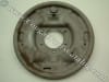 Brake Backing Plate - Rear Drum - 1 x 3/4 Inch - Driver Side - Used ~ 1967 - 1968 Mercury Cougar / 1967 - 1968 Ford Mustang 319480,70867,C9OZ-2212-C,1967,1967 cougar,1967 mustang,1968,1968 cougar,1968 mustang,backing,brake,c7w,c7z,c8w,c8z,cougar,driver,drum,ford,ford mustang,inch,mercury,mercury cougar,mustang,plate,rear,side,used,break,driver,drivers,drivers,24619,left