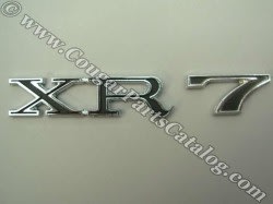 Emblems - Deck / Trunk Lid - XR7 - NOS ~ 1969 - 1970 Mercury Cougar c9wy-6542532-a,155 1969,1969 cougar,1970,1970 cougar,c9w,cougar,d0w,deck,emblems,lid,mercury,mercury cougar,new,new old stock,nos,old,stock,trunk,xr7,24760