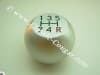 Shift Knob - 5 Speed - Aluminum - New ~ 1967 - 1969 Mercury Cougar / 1967 - 1969 Ford Mustang