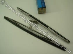 Blade Assemblies - Windshield Wiper - NOS ~ 1969 - 1970 Mercury Cougar  / Ford Mustang & 1974 - 1978 Mercury Cougar / Ford Mustang tote3-02,88 1974,assemblies,blade,cougar,ford,mercury,mustang,new,new old stock,nos,old,stock,windshield,wiper,25781